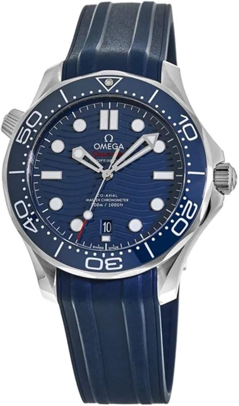 omega seamaster blue and white|omega seamaster blue band.